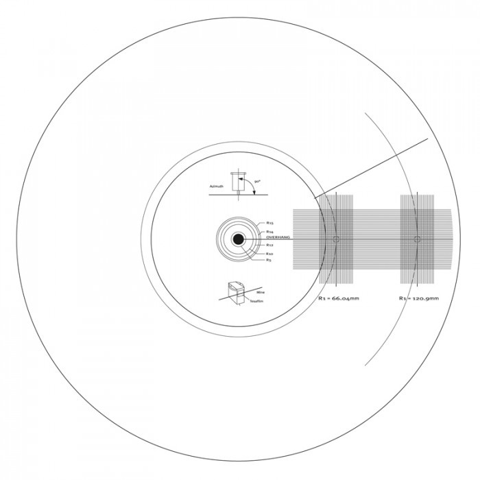 Dynavox TS-1 stroboskopskiva för vinylspelare