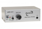 Dynavox UPR 2.0 RIAA-steg med USB & hrlursfrstrkare fr vinylspelare, silver