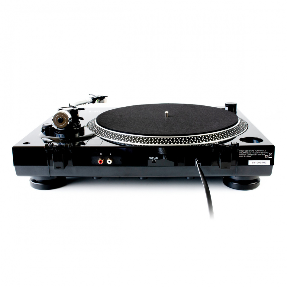 Music Hall US-1 vinylspelare med pitch, svart