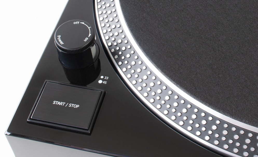 Music Hall US-1 vinylspelare med pitch, svart
