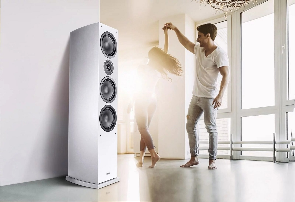 Heco Victa Elite 702 golvhögtalare, vitt par