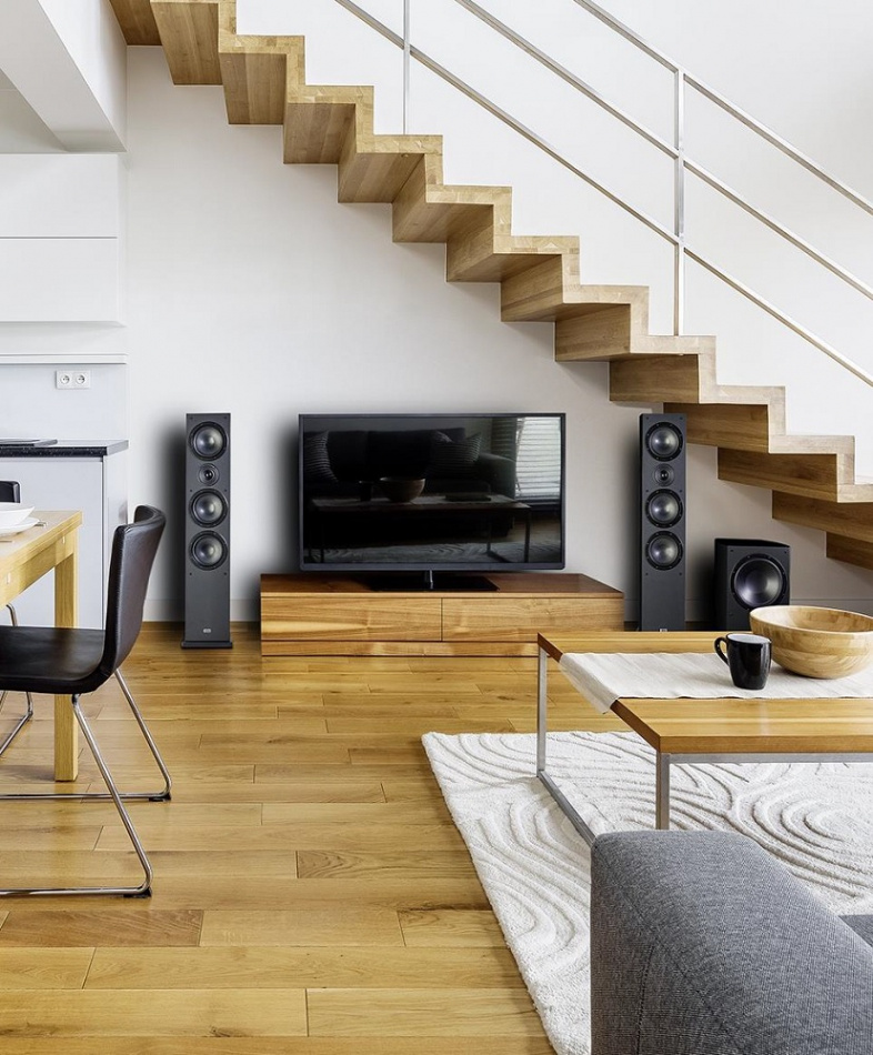 Heco Victa Elite Sub 252A subwoofer, svart