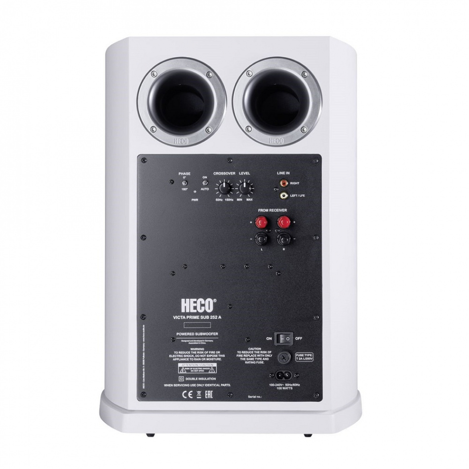 Heco Victa Elite Sub 252A subwoofer, vit