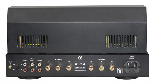 Dynavox VR-70E II Phono, rörförstärkare med RIAA, svart
