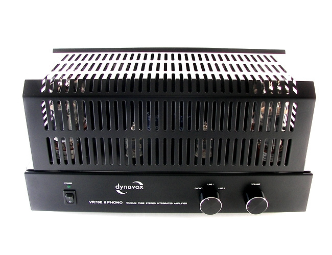 Dynavox VR-70E II Phono, rörförstärkare med RIAA, svart