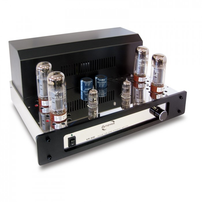 Dynavox VR-80E rörbestyckat monoblock, kromfinish