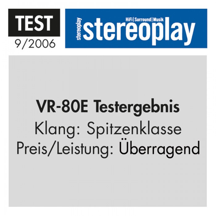 Dynavox VR-80E rörbestyckat monoblock, kromfinish