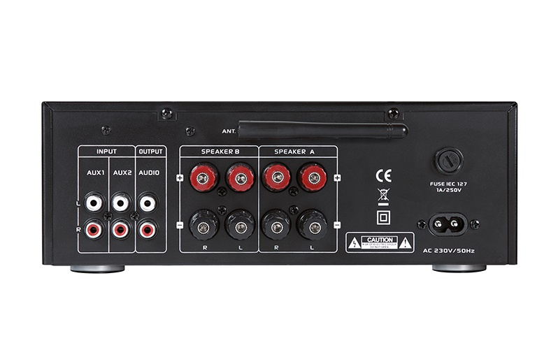 Dynavox VT80  kompakt stereoförstärkare med Bluetooth, svart