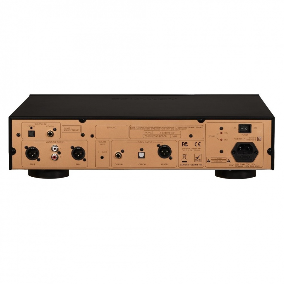 Advance Acoustic X-CD1000 EVO, rörbestyckad CD-spelare med DAC & XLR
