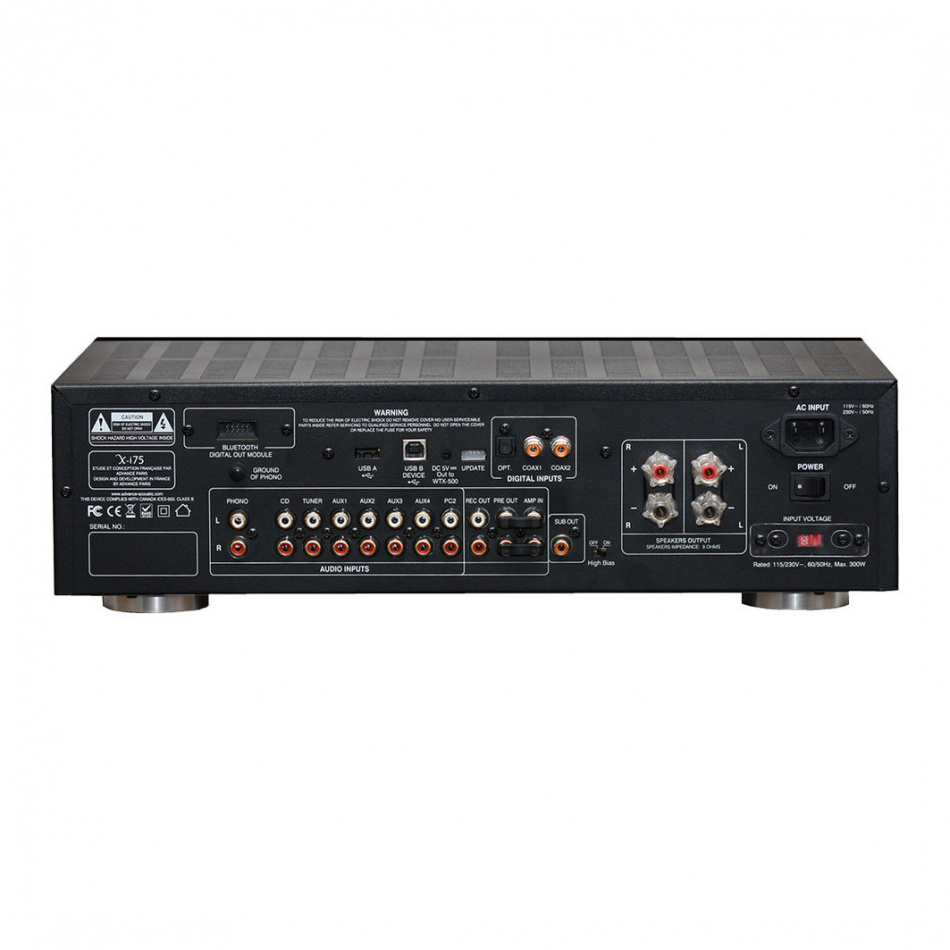 Advance Acoustic X-i75, stereoförstärkare med DAC & RIAA-steg