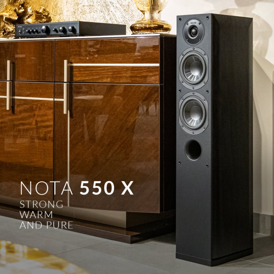 Indiana Line Nota 550 X golvhögtalare, svart par