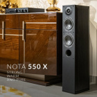 Indiana Line Nota 550 X golvhögtalare, svart par Indiana Line Nota 550 X golvhögtalare, svart par