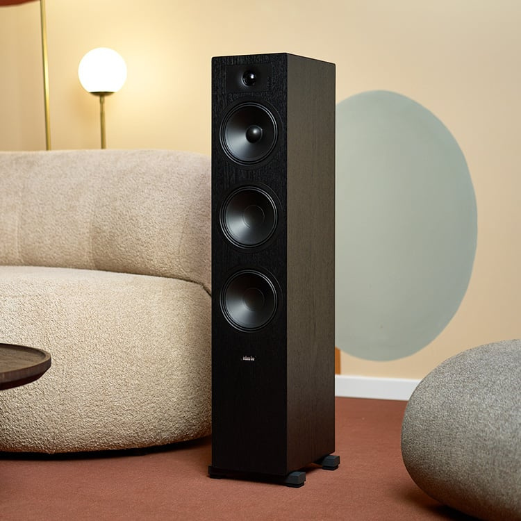 Indiana Line Tesi 6 golvhögtalare, svart par