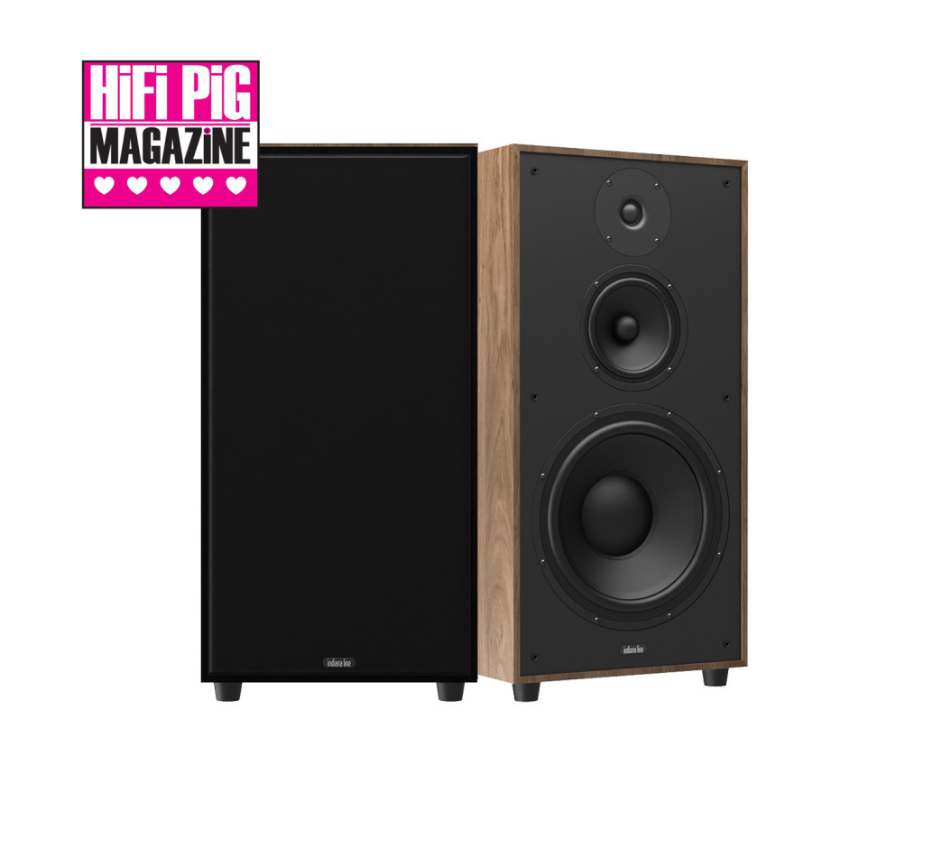 Indiana Line Utah 5 Vintage-inspirerade golvhögtalare, valnöt par