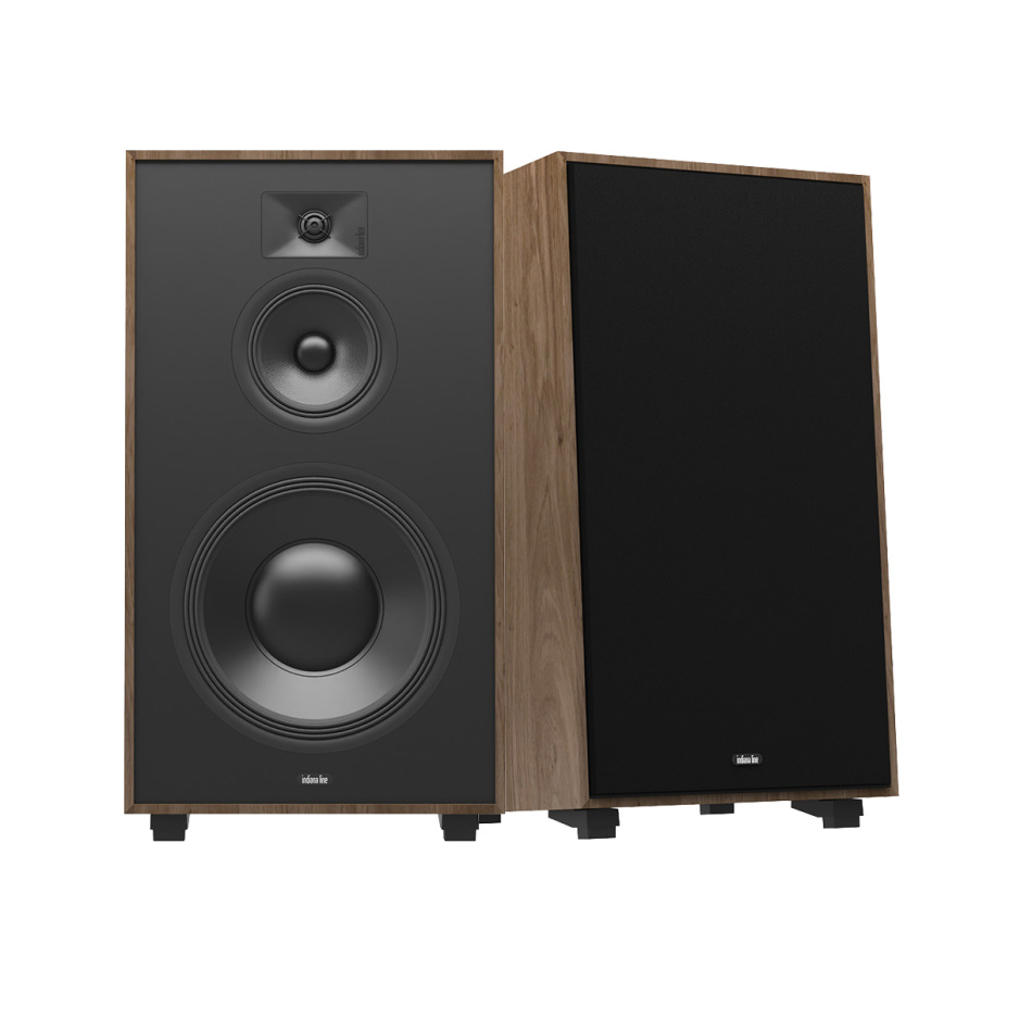 Indiana Line Utah 8 Vintage-inspirerade golvhögtalare, valnöt par