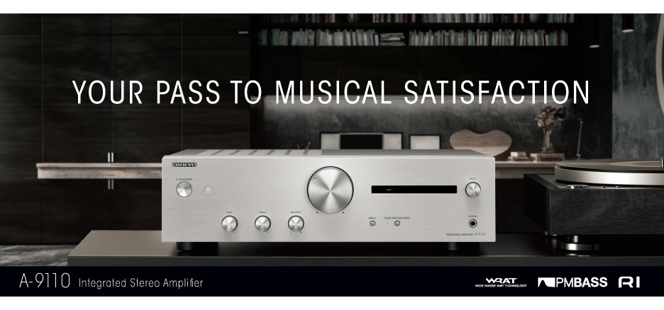 Onkyo A-9110 förstärkare, silver