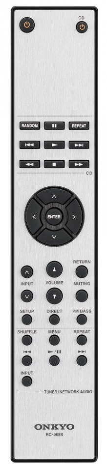 Onkyo A-9130 stereoförstärkare med DAC, svart