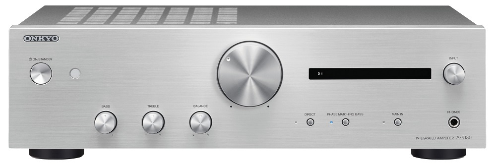 Onkyo A-9130 stereoförstärkare med DAC, silver