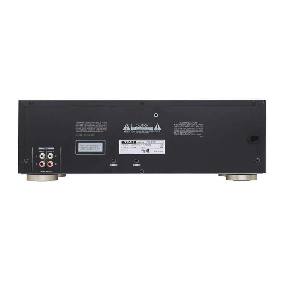 Teac AD-850-SE CD & kassettbandspelare, svart