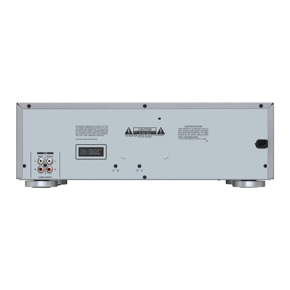 Teac AD-850-SE CD & kassettbandspelare, silver
