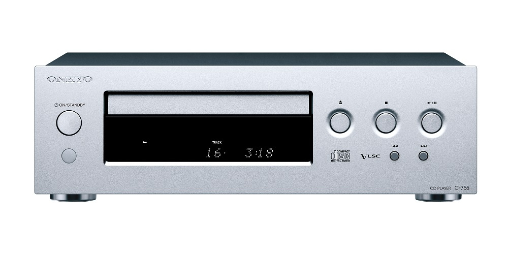 Onkyo C-755 CD-spelare, silver