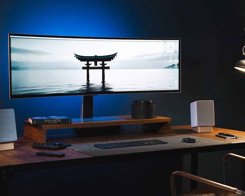 Onkyo GX-10DB aktiva stereohögtalare med Bluetooth, vitt par