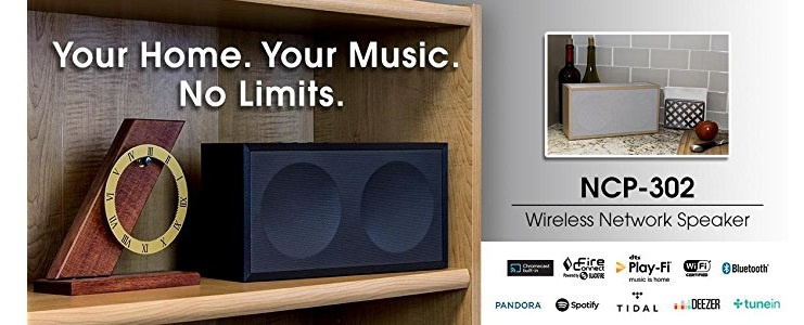 Onkyo NCP-302 Wifi-högtalare, svart Returexemplar