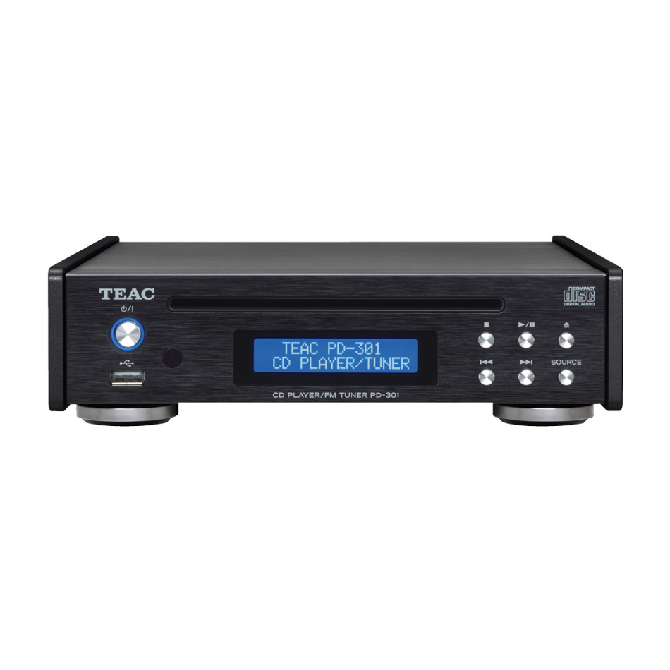 Teac PD-301DAB-X kompakt CD-spelare med radio, svart