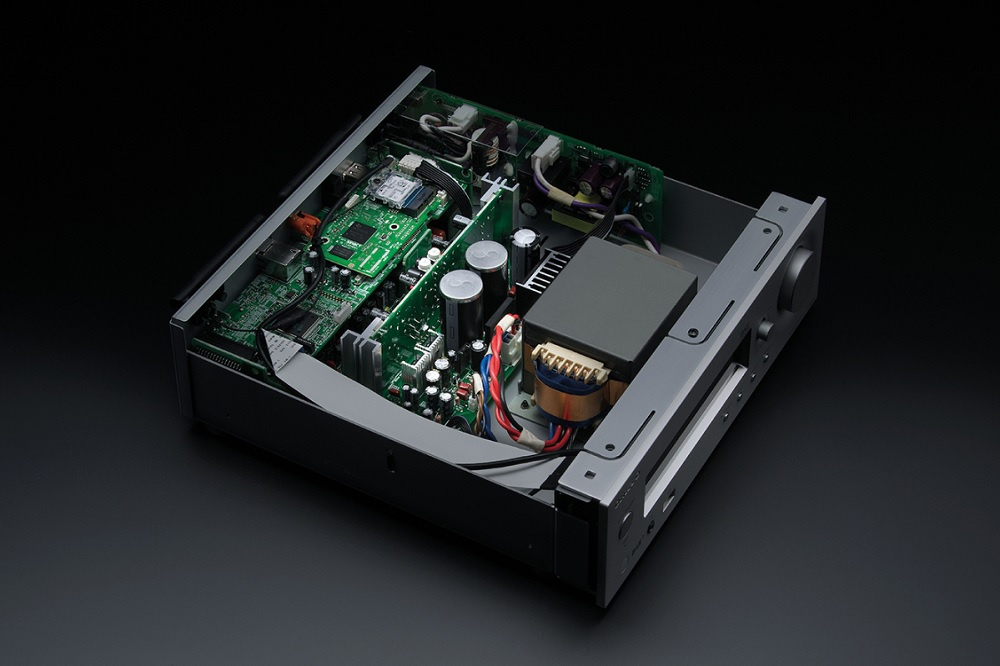 Onkyo R-N855 nätverksreceiver, silver