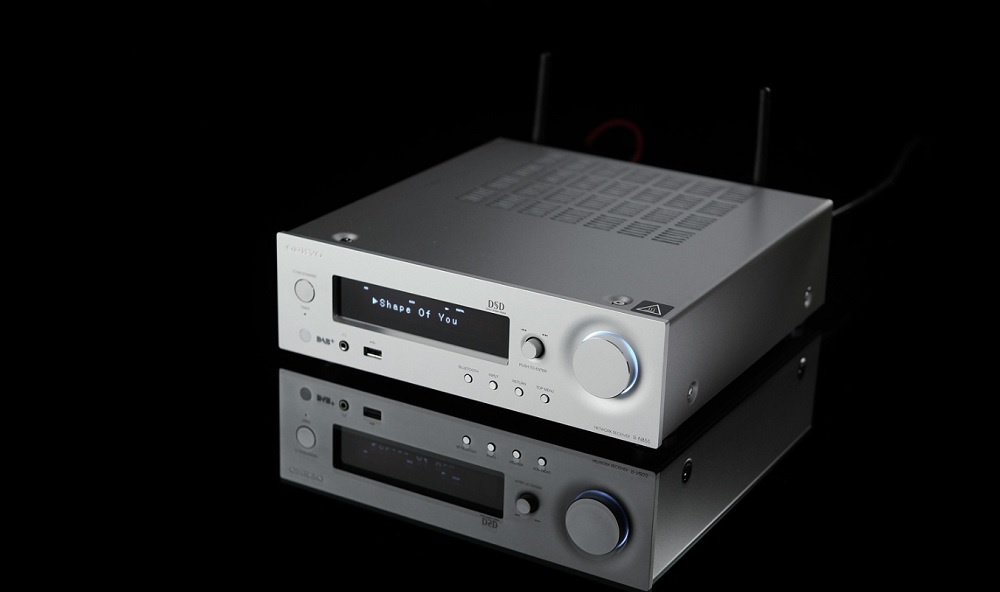 Onkyo R-N855 nätverksreceiver, silver