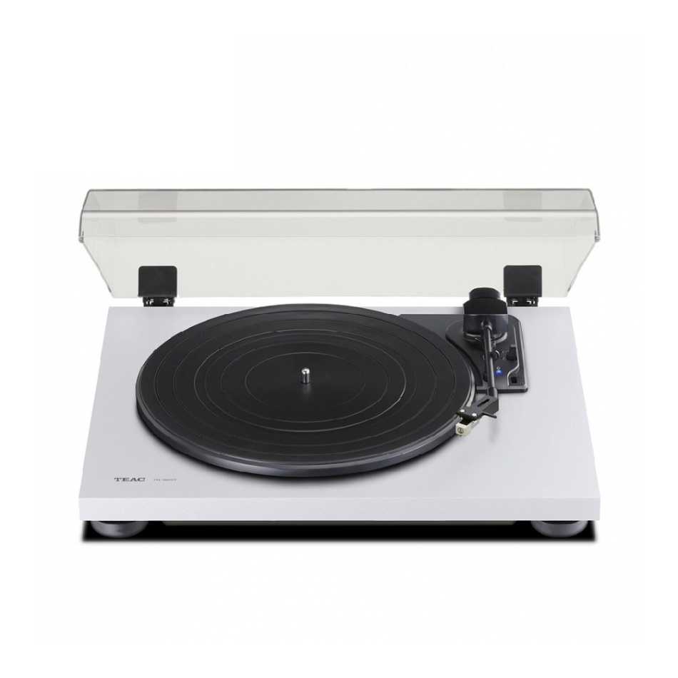 Teac TN-180BT-A3 vinylspelare med AT-3600L pickup, Bluetooth & RIAA-steg, vit