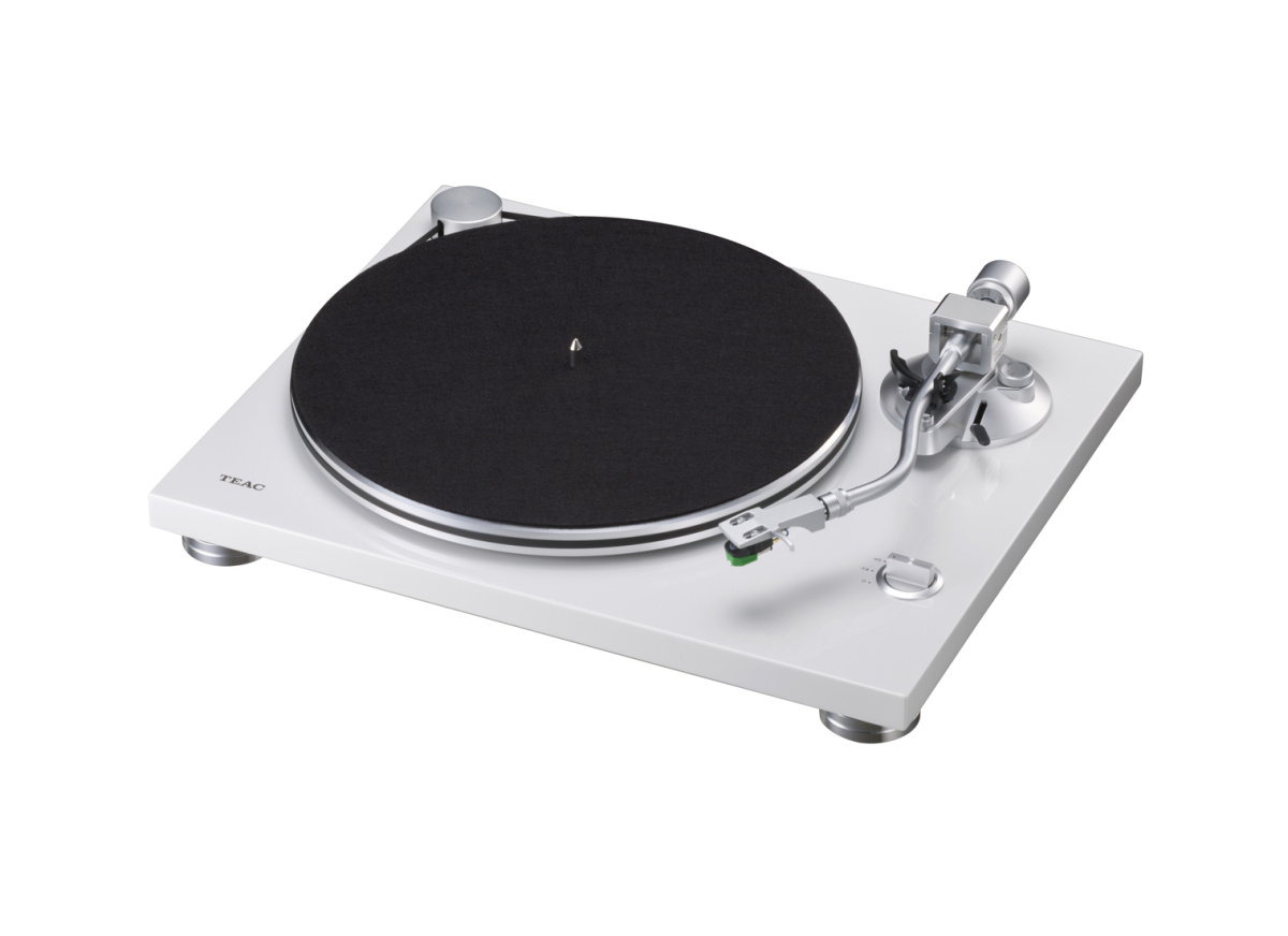 Teac TN-3B vinylspelare med RIAA & USB digitalisering, vit