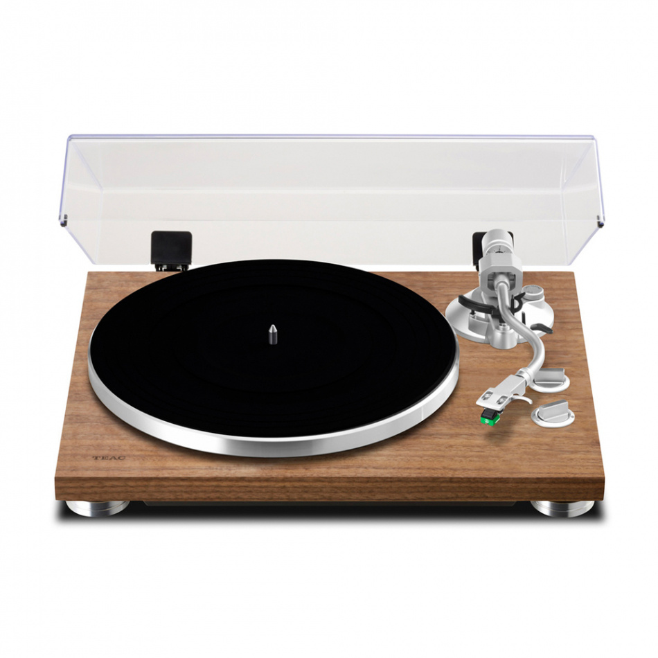 Teac TN-400BT-SE vinylspelare med Bluetooth & RIAA-steg, valnöt