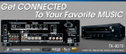 Onkyo TX-8270 stereofrstrkare med ntverk, HDMI & RIAA-steg, svart