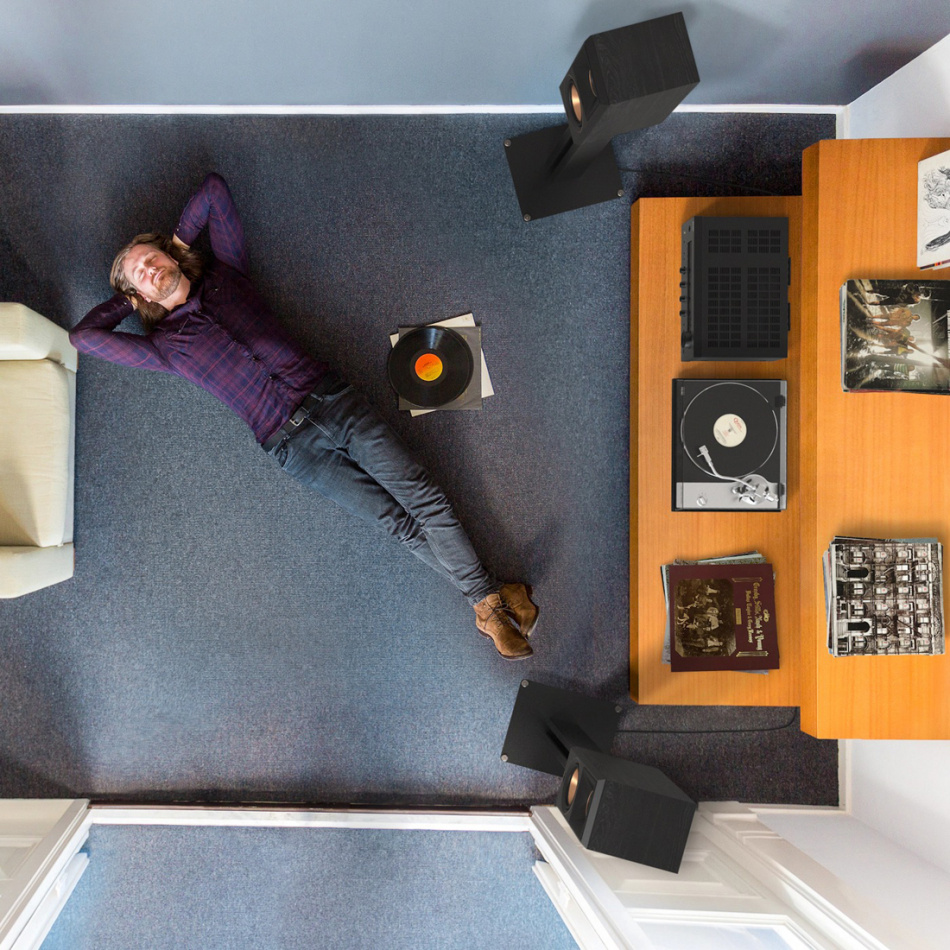 Onkyo TX-8470 stereoförstärkare med nätverk, HDMI & RIAA-steg