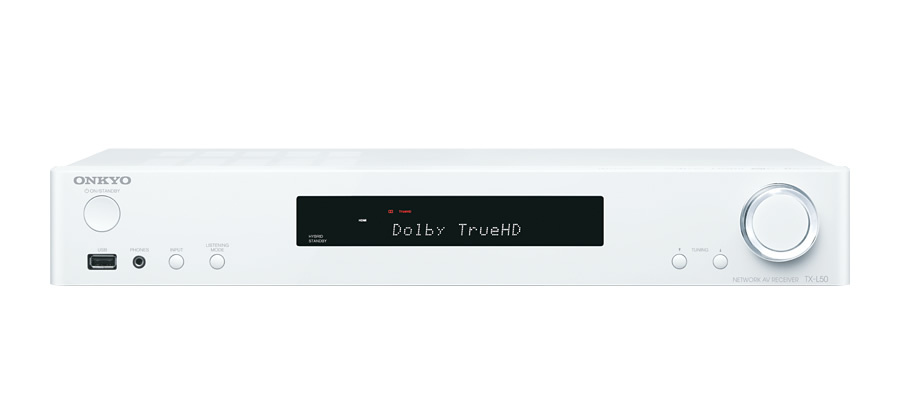 Onkyo TX-L50 bioförstärkare, vit