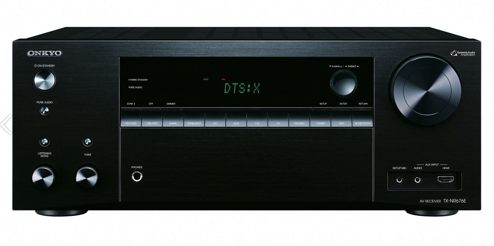 Onkyo TX-NR676E bioförstärkare, svart