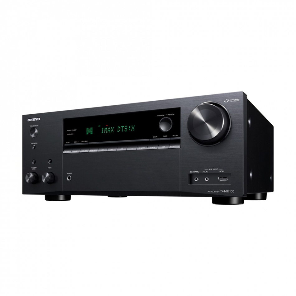 Onkyo TX-NR7100 hemmabioförstärkare med THX Select & Dirac Live, svart