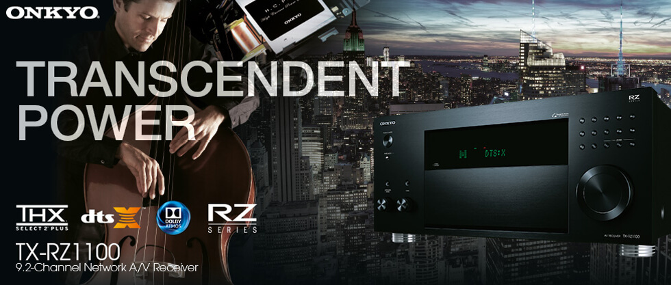 Onkyo TX-RZ1100 bioförstärkare, svart