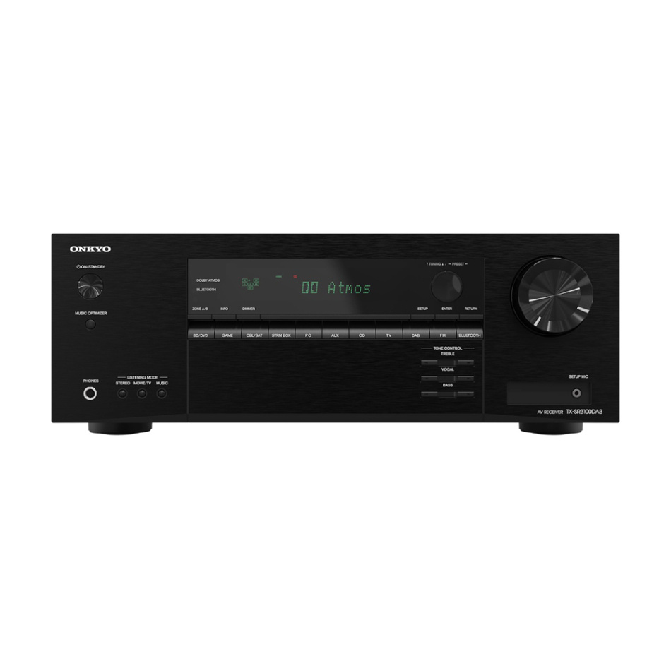 Onkyo TX-SR3100 hemmabioförstärkare med Bluetooth, svart