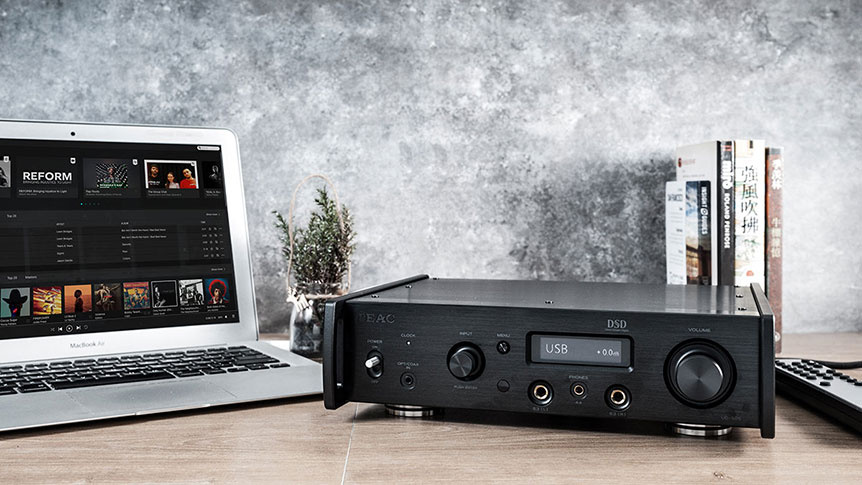 Teac UD-505 DAC med hörlursförstärkare, svart