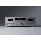 Teac W-1200 dubbeldäck kasettband med digitalisering, silver Teac W-1200 dubbeldäck kasettband med digitalisering, silver