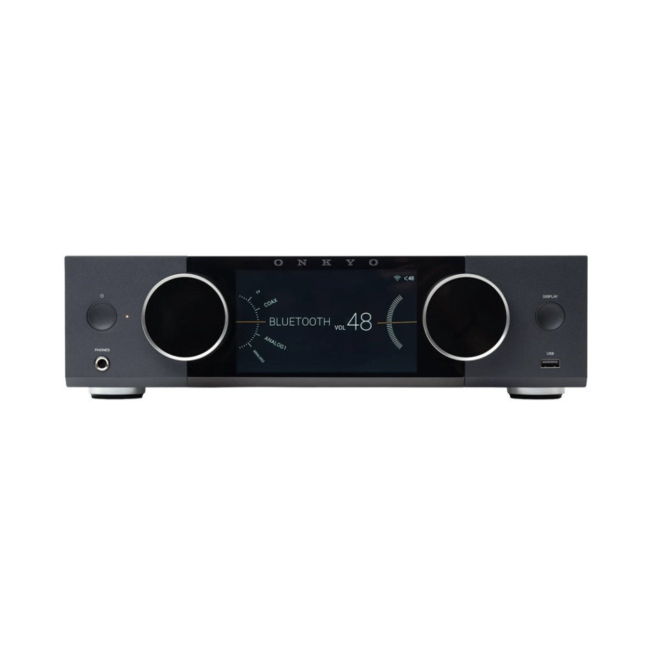 Onkyo Muse Y-40 streamingförstärkare med HDMI & Phono, svart