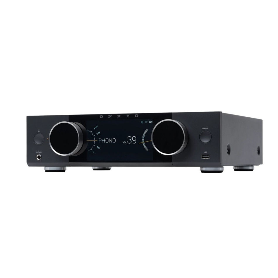 Onkyo Muse Y-40 streamingförstärkare med HDMI & Phono, svart
