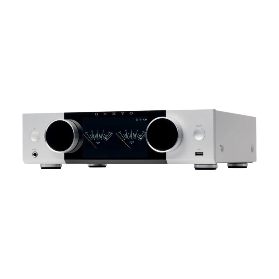 Onkyo Muse Y-40 streamingförstärkare med HDMI & Phono, silver