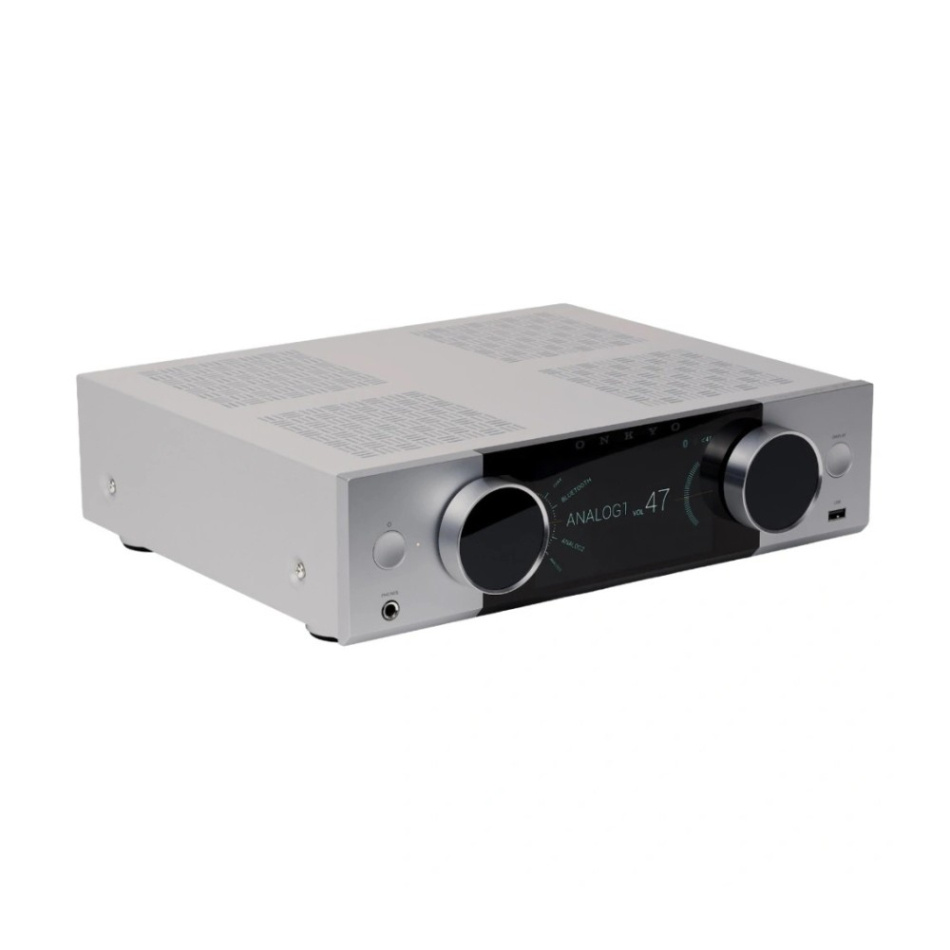 Onkyo Muse Y-40 streamingförstärkare med HDMI & Phono, silver