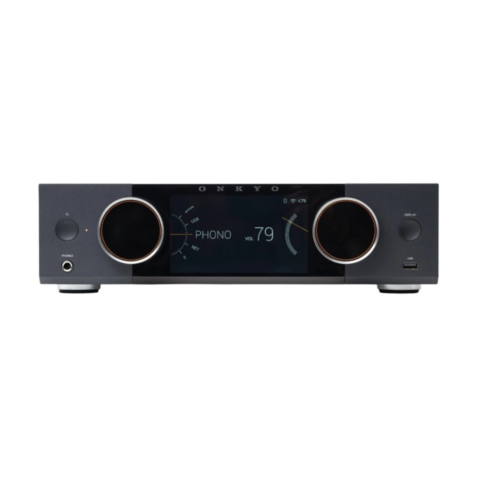 Onkyo Muse Y-50 streamingförstärkare med HDMI & Phono, svart