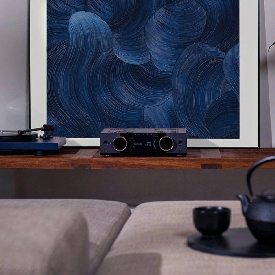 Onkyo Muse Y-50 streamingförstärkare med HDMI & Phono, svart