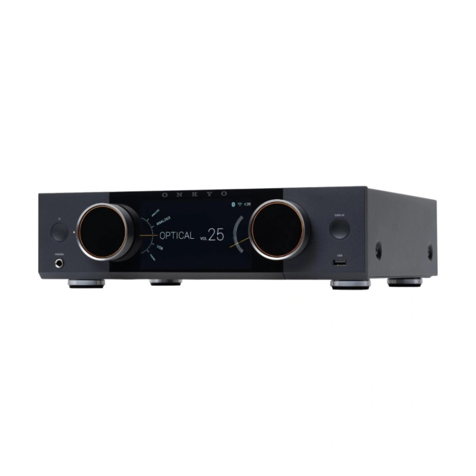 Onkyo Muse Y-50 streamingförstärkare med HDMI & Phono, svart