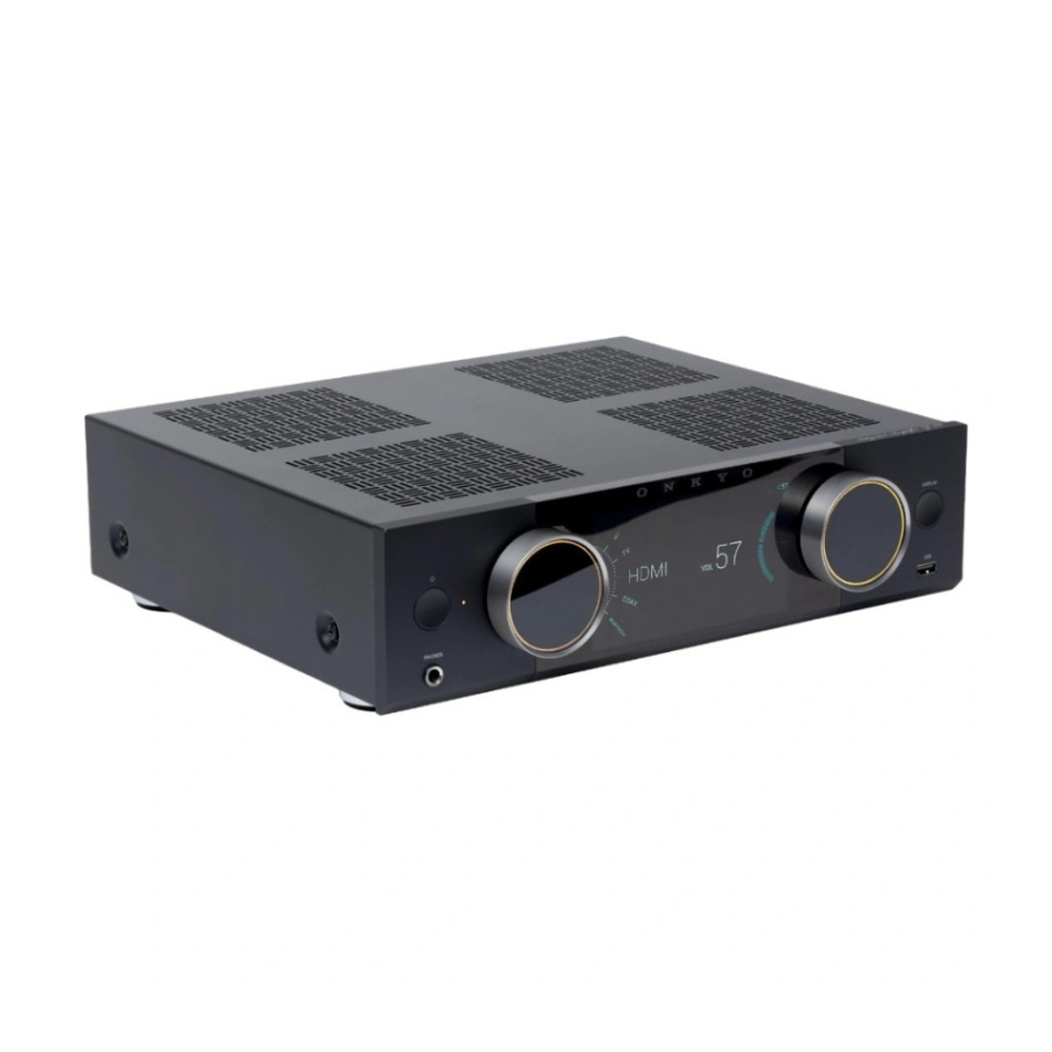 Onkyo Muse Y-50 streamingförstärkare med HDMI & Phono, svart